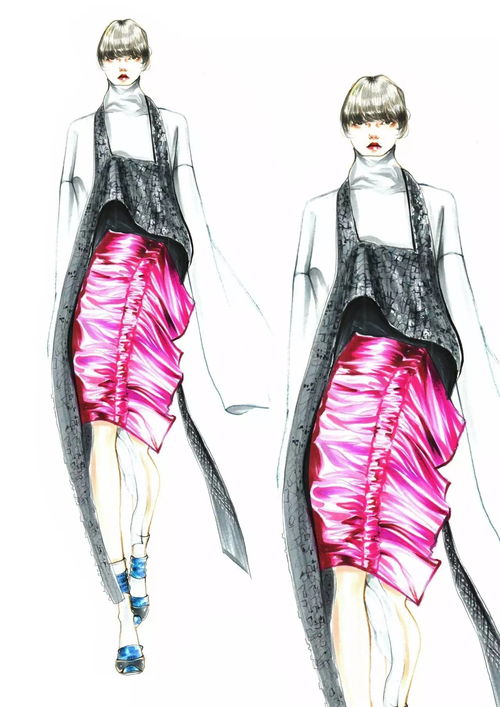 【國(guó)慶特輯】野生國(guó)際周末班 馬克筆服裝效果圖綜合技法精品課程，火熱預(yù)約報(bào)名開(kāi)啟！